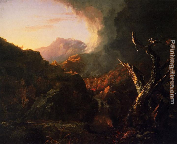 Thomas Cole Landscape with Dead Tree